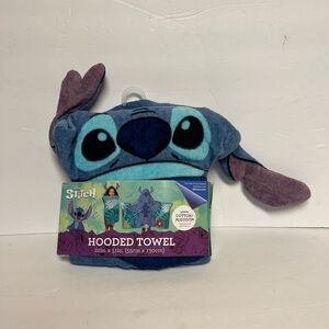 Disney Stitch Hooded Towel - Blue and Purple
